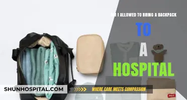 Can I Bring a Backpack to the Hospital? Rules Explained
