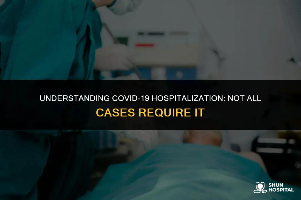 are all people with coronavirus hospitalized