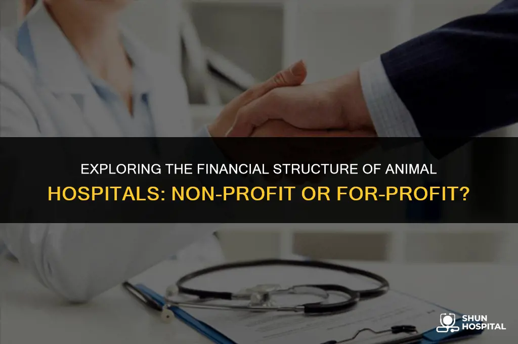 are animal hospitals not for profit