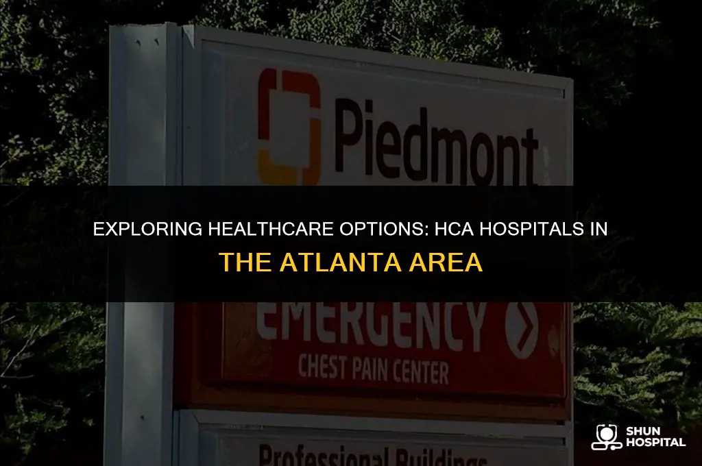 are any hca hospitals near atlanta