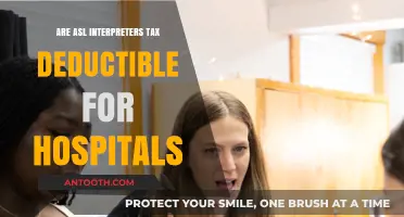 ASL Interpreters: Tax Write-Offs for Hospitals?