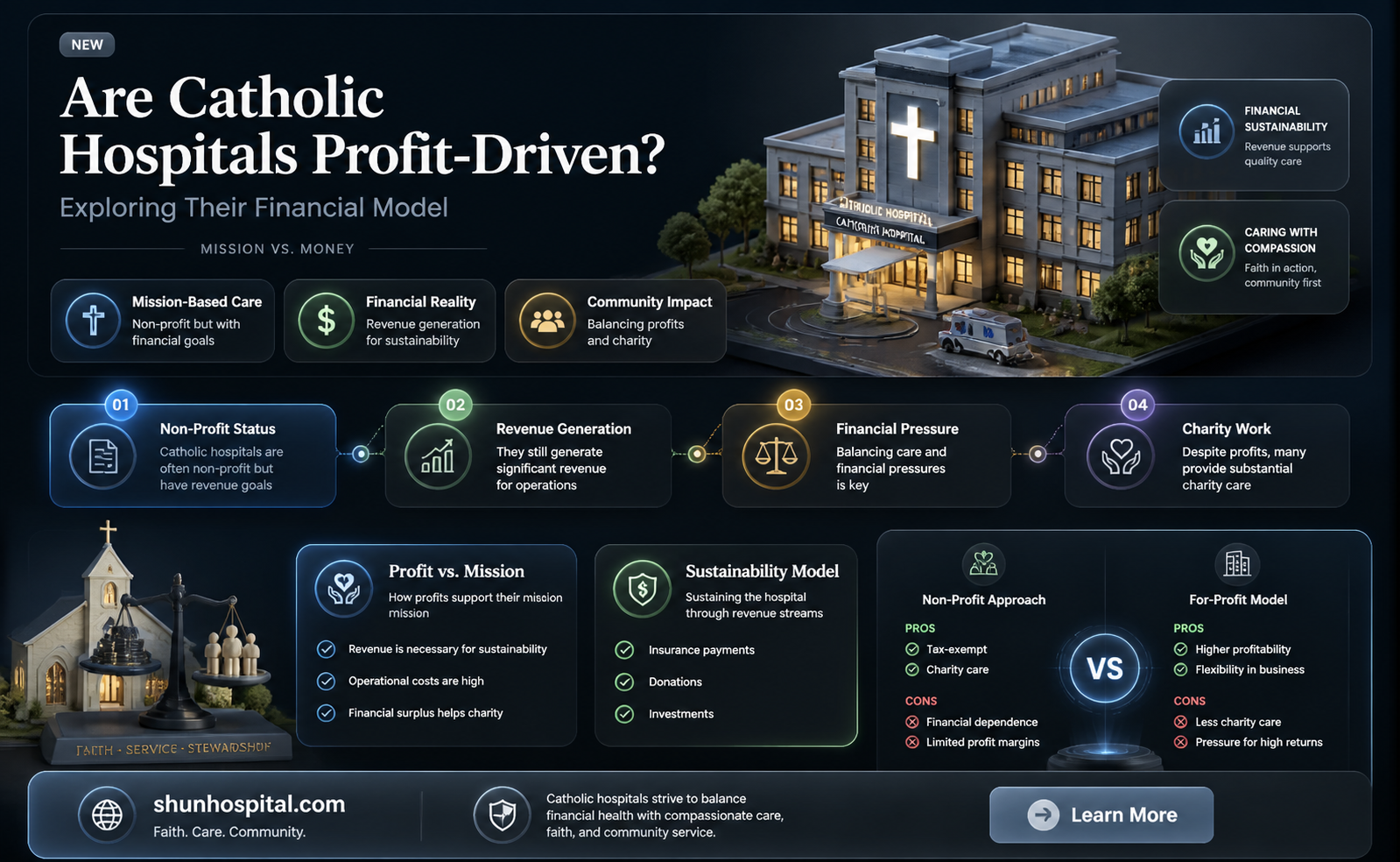 are catholic hospitals for profit