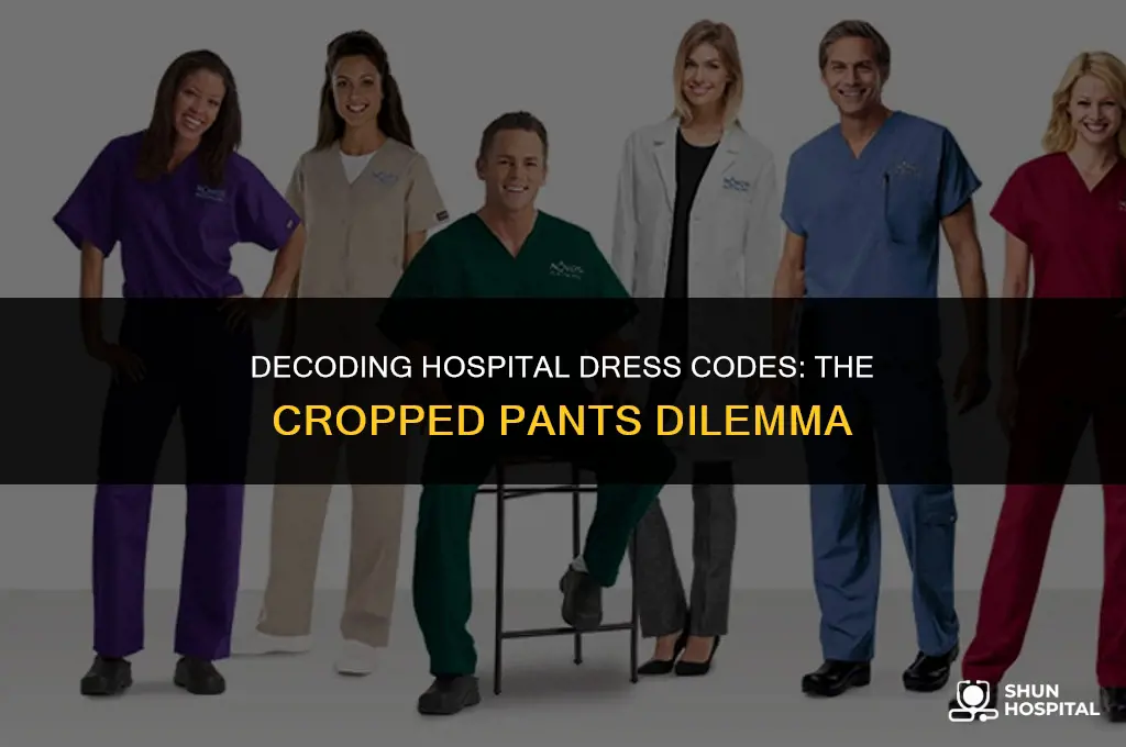 are cropped pants allowed in hospital