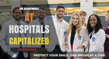 Capitalizing Hospital Departments: Grammar Rules and Style Guide Essentials