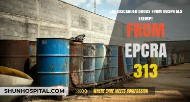 Are Discarded Hospital Drugs Exempt from EPCRA 313 Reporting?