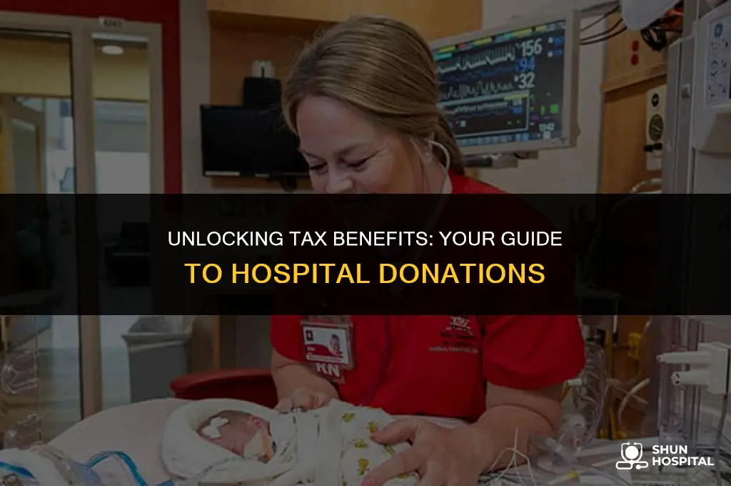 are donations to hospitals tax deductible