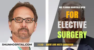 Florida Hospitals: Elective Surgeries, Open or Closed?