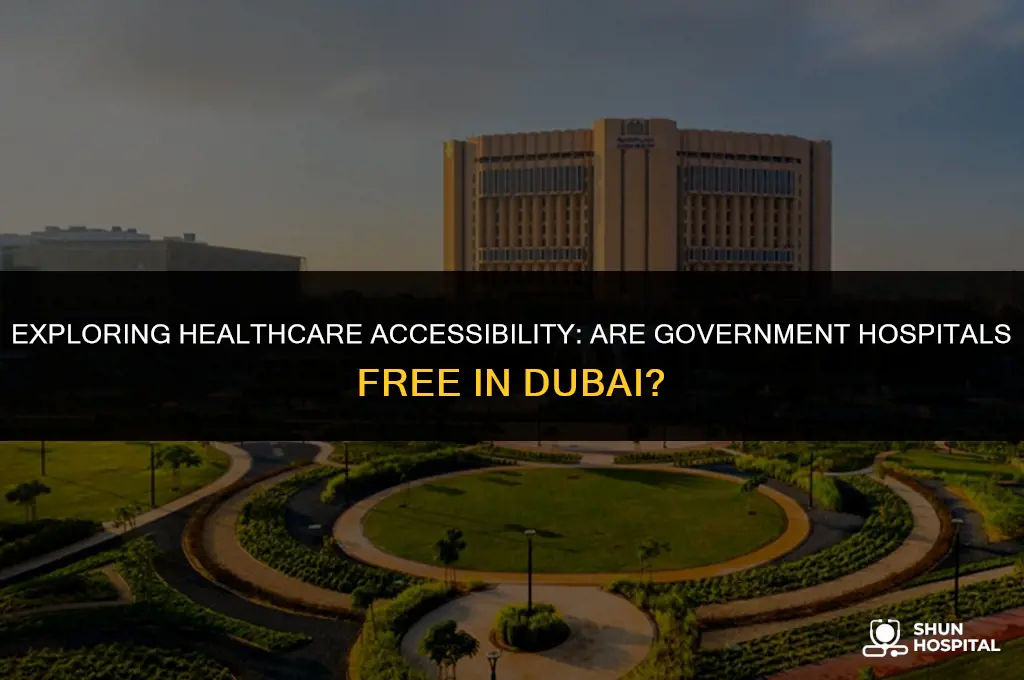 are government hospitals free in dubai