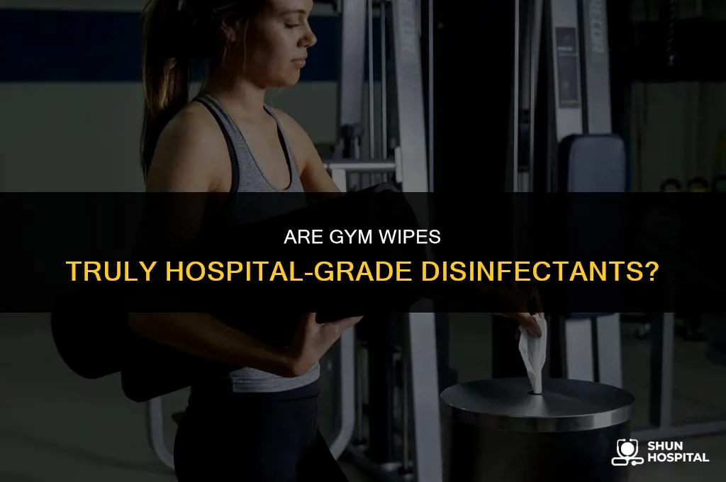 are gym wipes hospital grade disifectant