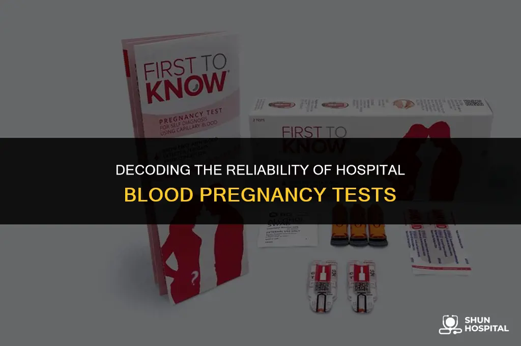 are hospital blood pregnancy tests accurate