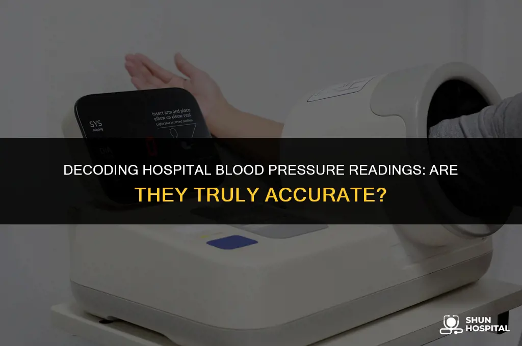 are hospital blood pressure machines accurate
