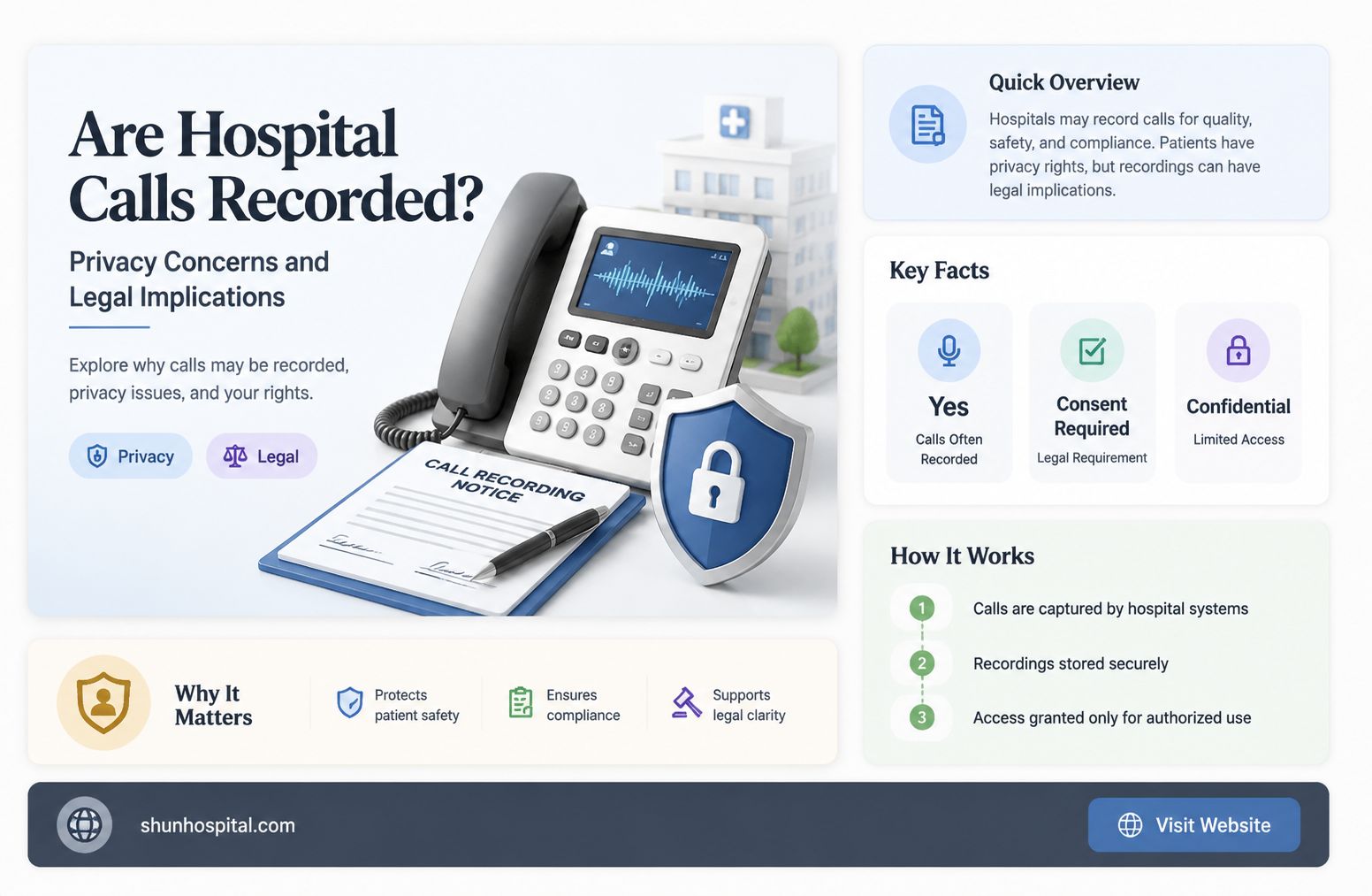 are hospital calls recorded