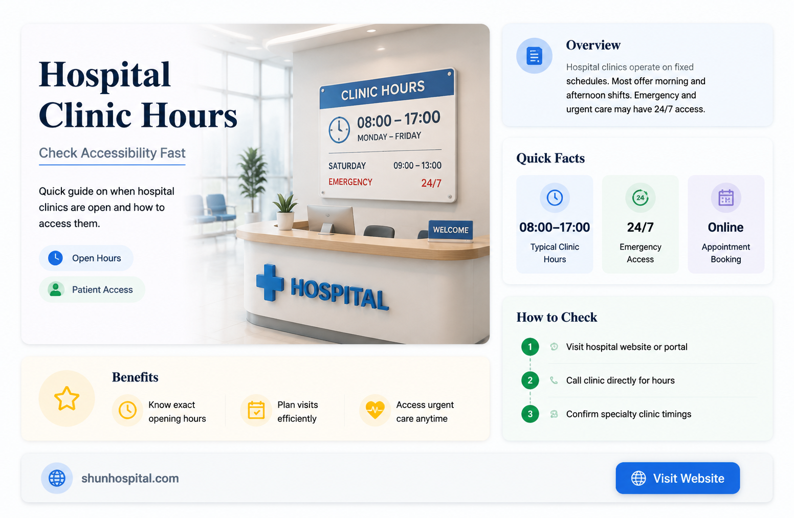 are hospital clinics open