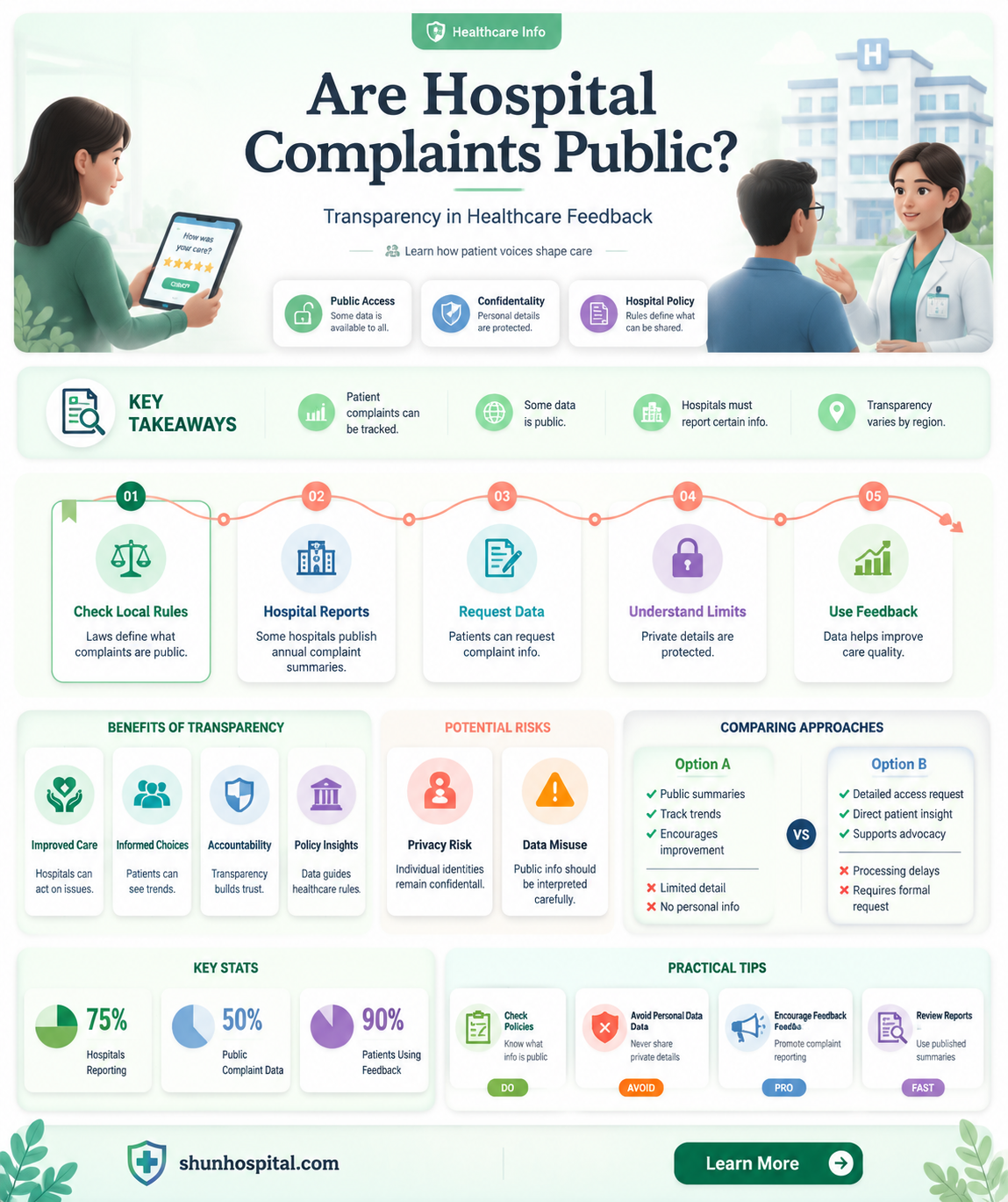 are complaints about hospitals public
