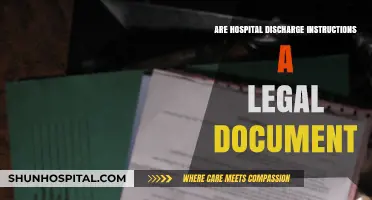 Hospital Discharge Instructions: Legally Binding?