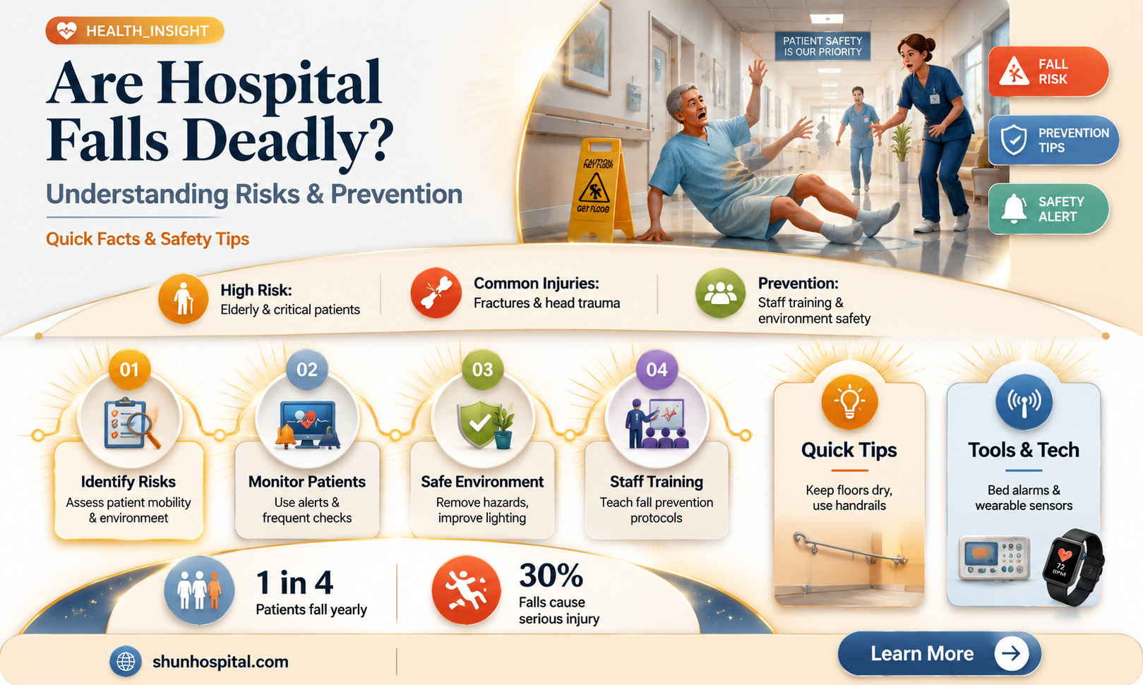 are falls in hospitals deadly