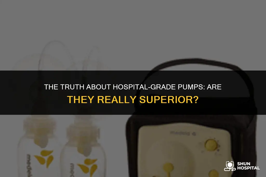 are hospital grade pumps really better