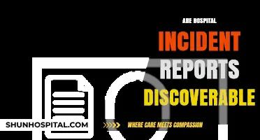 Are Hospital Incident Reports Discoverable in Legal Proceedings?