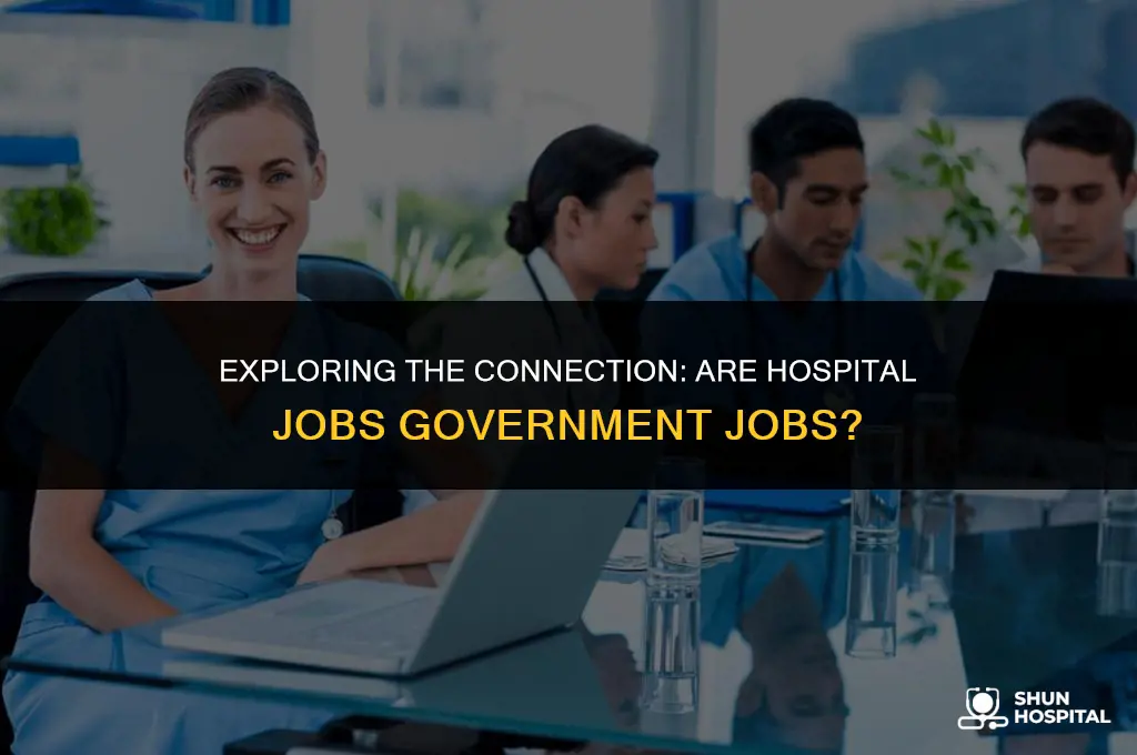 are hospital jobs considered government jobs