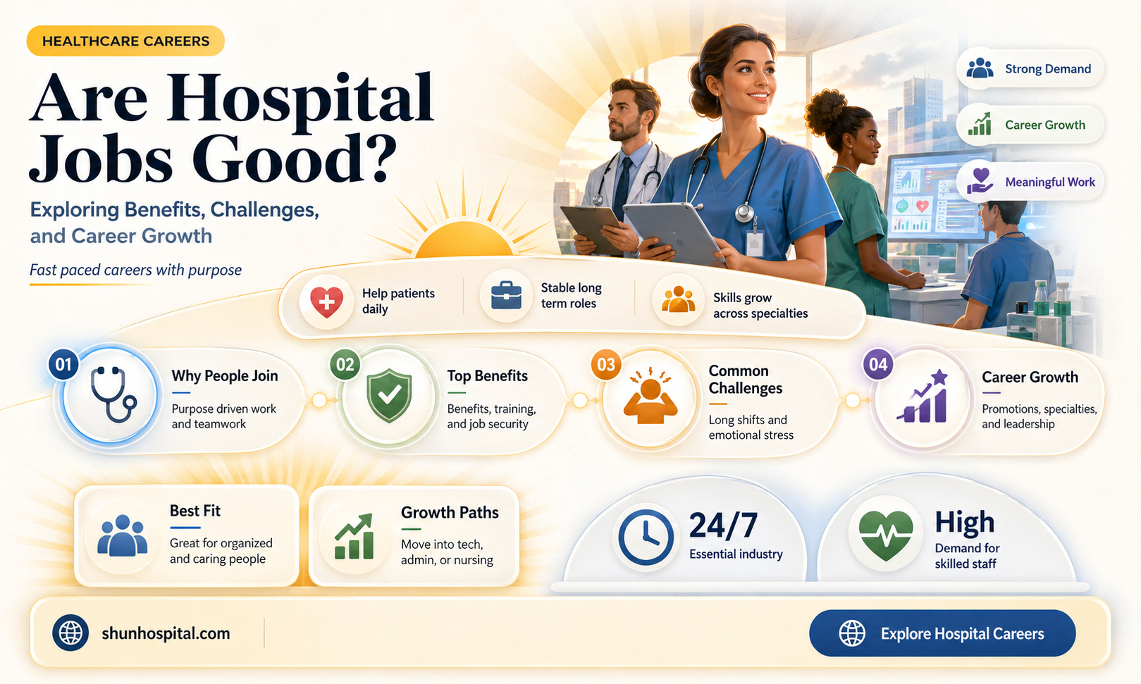 are hospital jobs good jobs