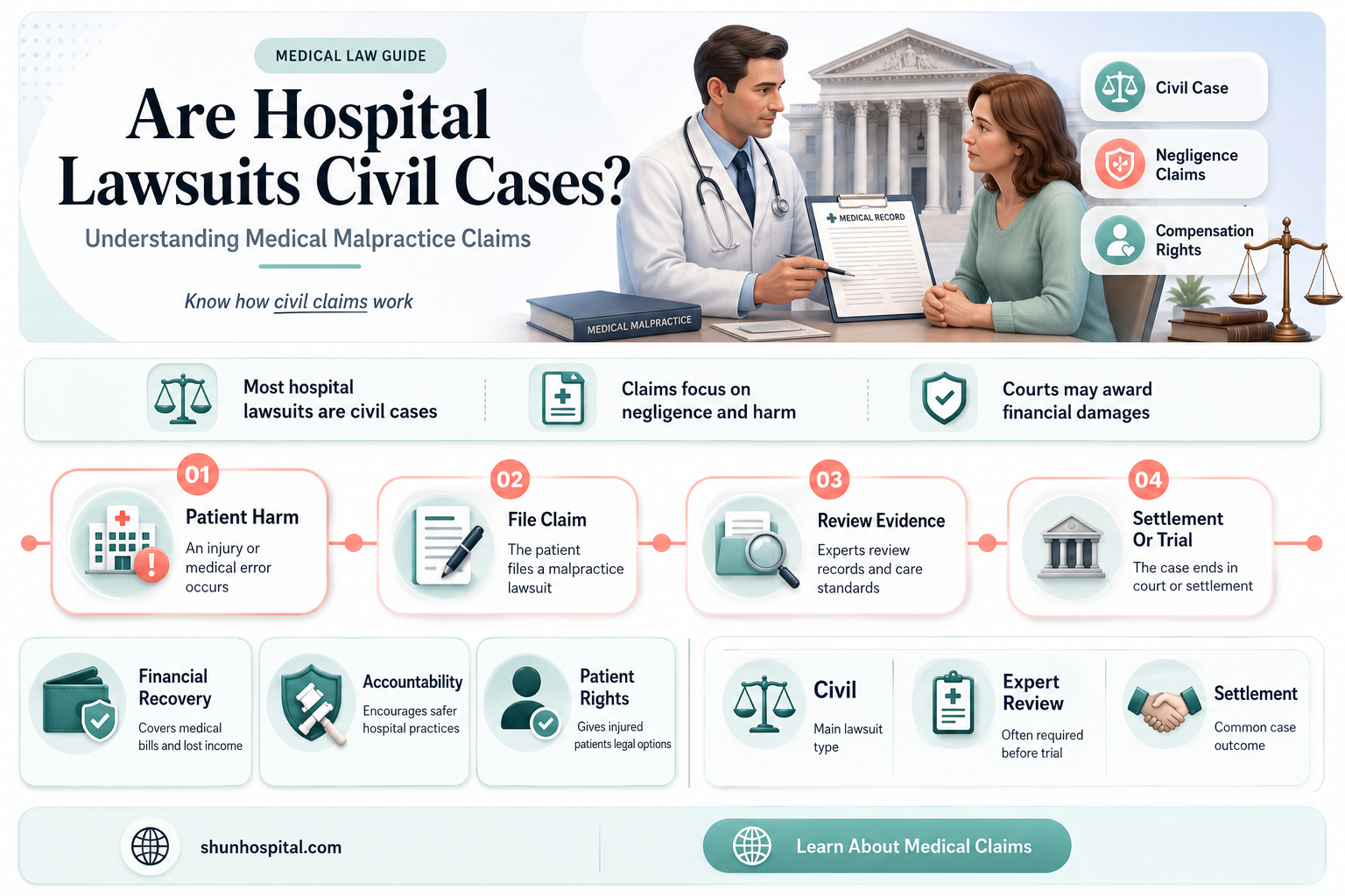 are hospital lawsuits considered civol