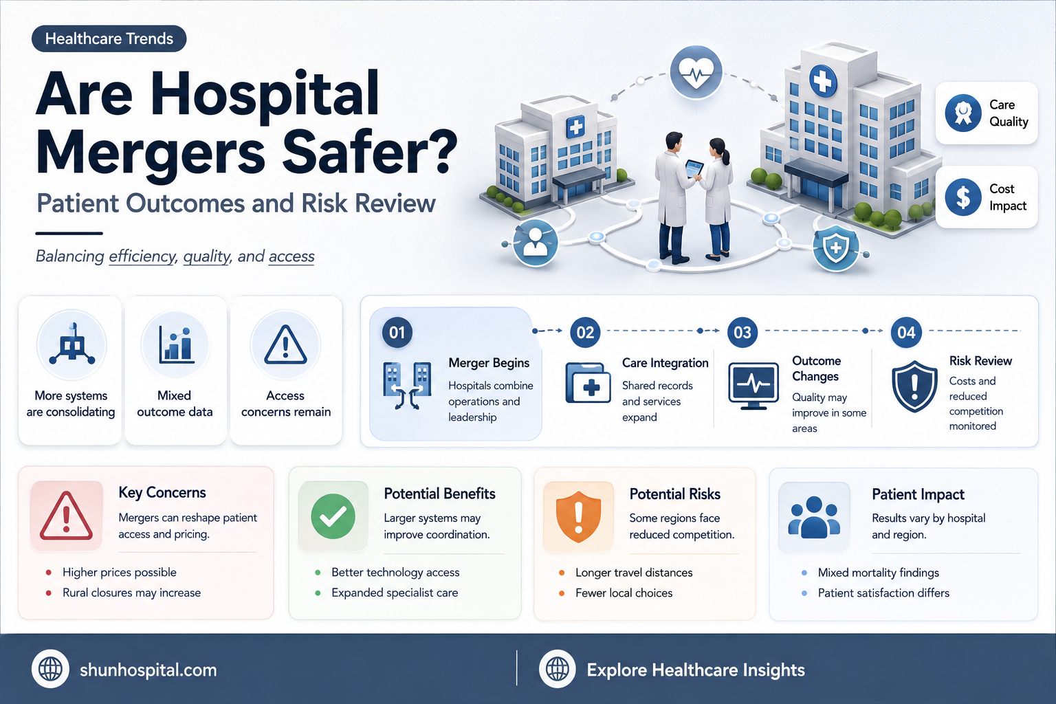 are hospital mergers safer