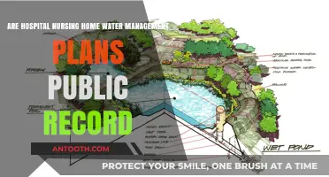 Are Hospital Nursing Home Water Management Plans Public Record?