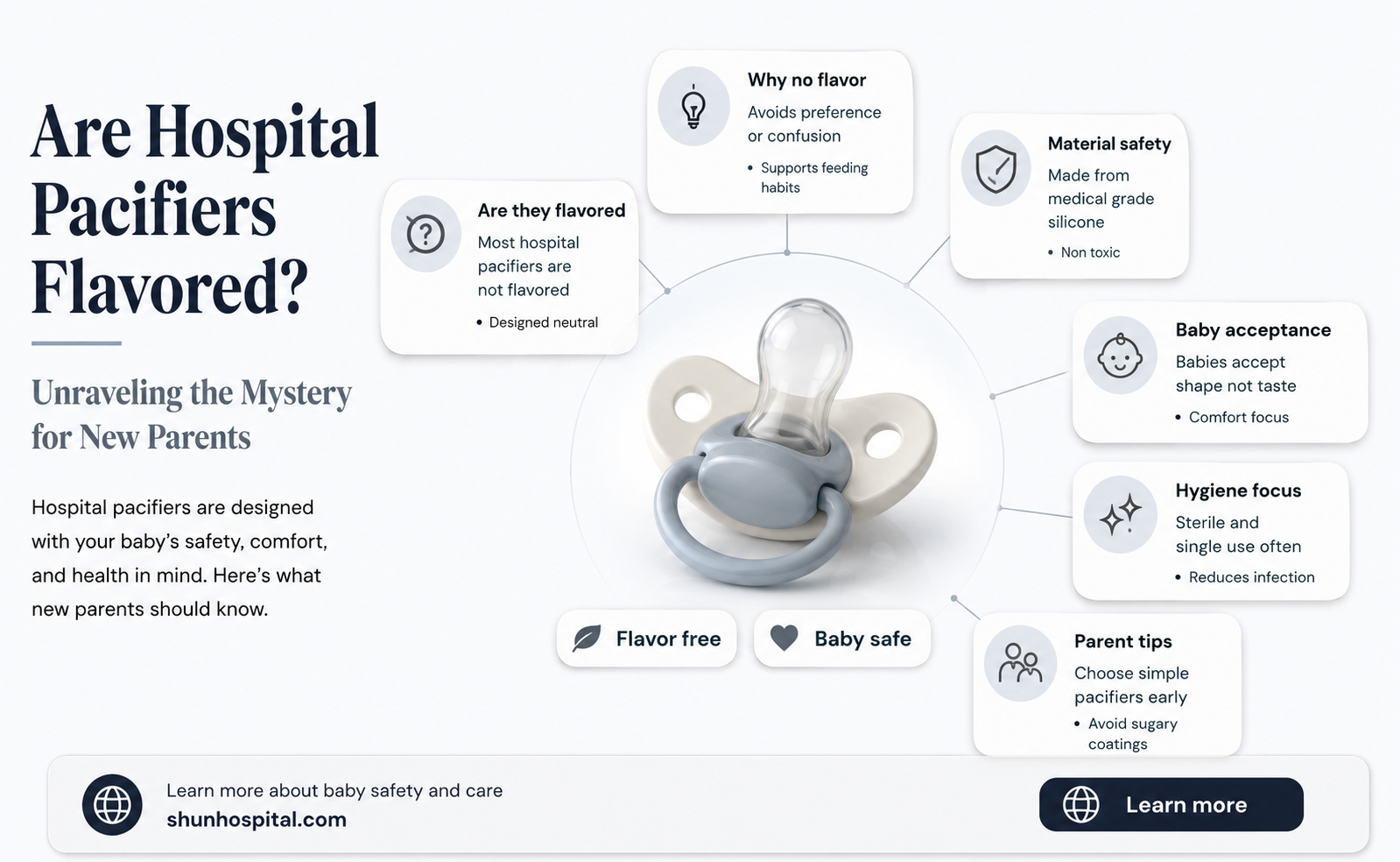 are hospital pacifiers flavored