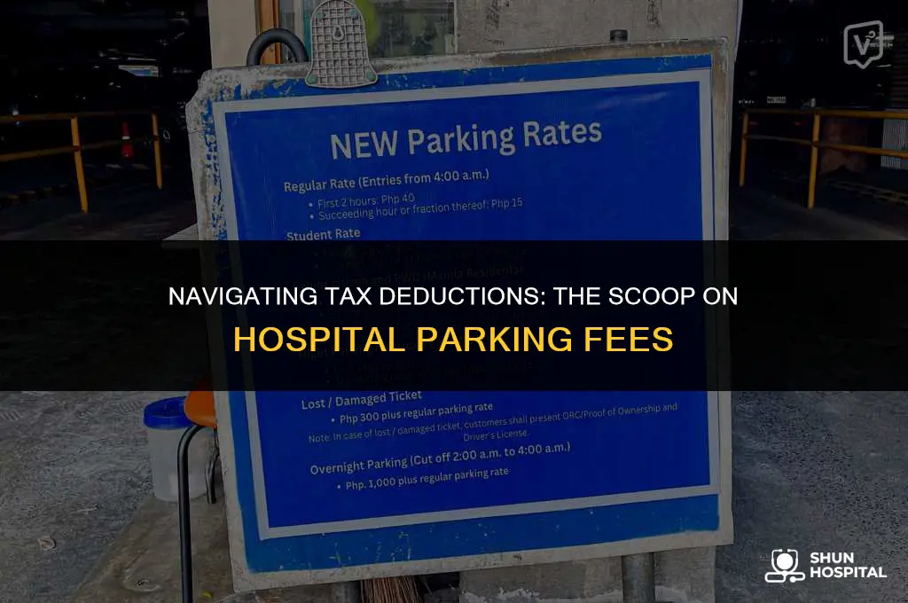 are hospital parking fees tax deductible