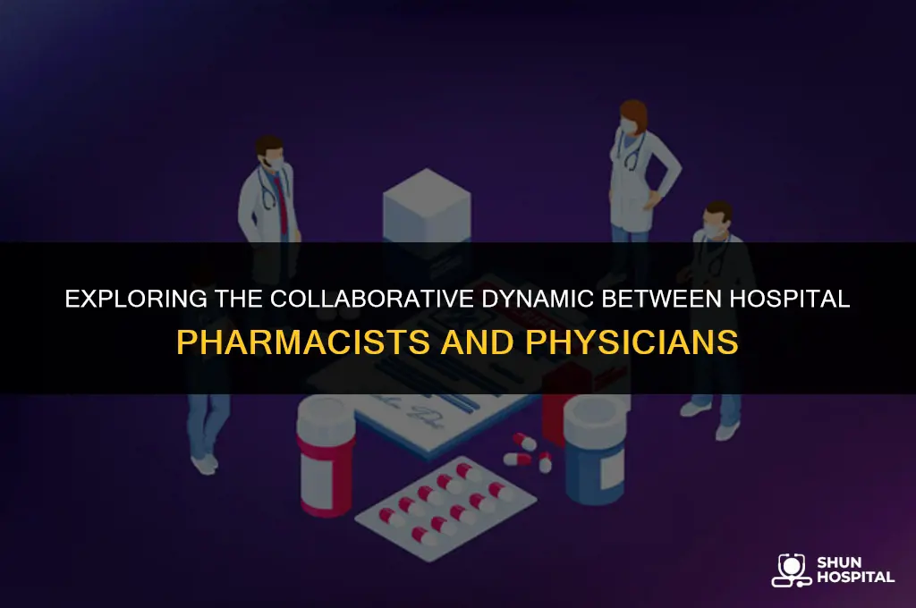 are hospital pharmacist subordinate to physcians