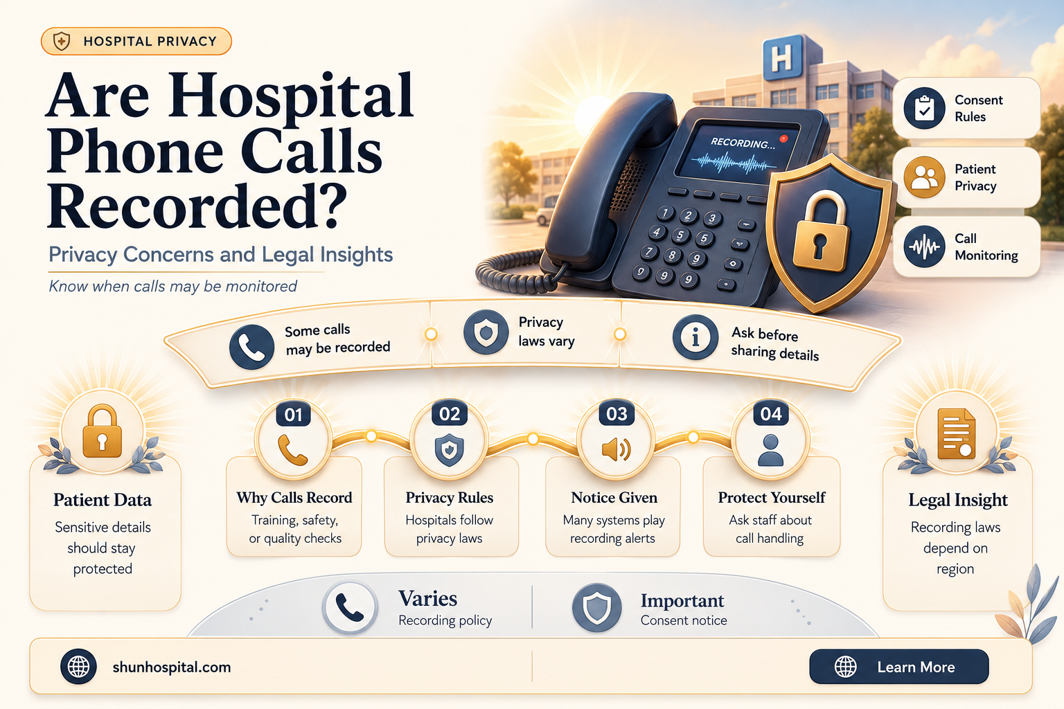 are hospital phones recorded