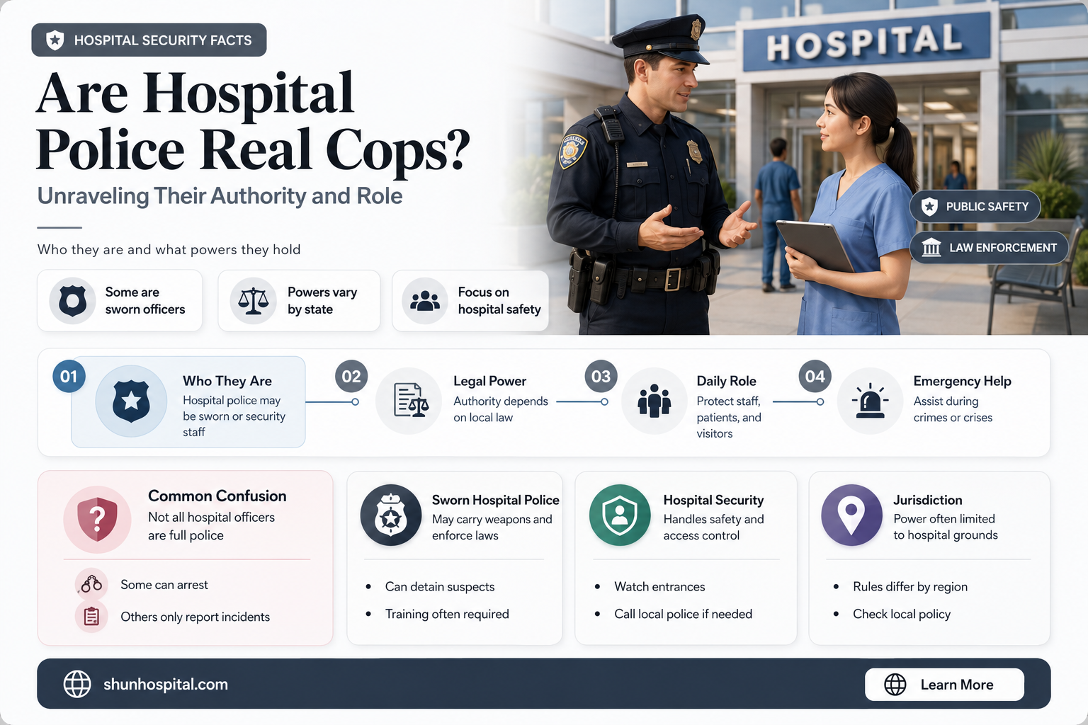 are hospital police real police