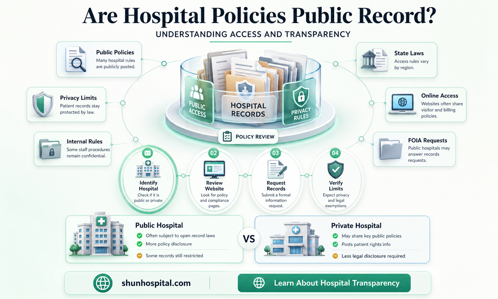 are hospital policies public record