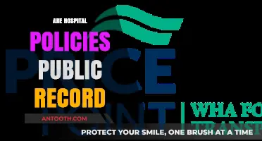 Are Hospital Policies Public Record? Understanding Access and Transparency