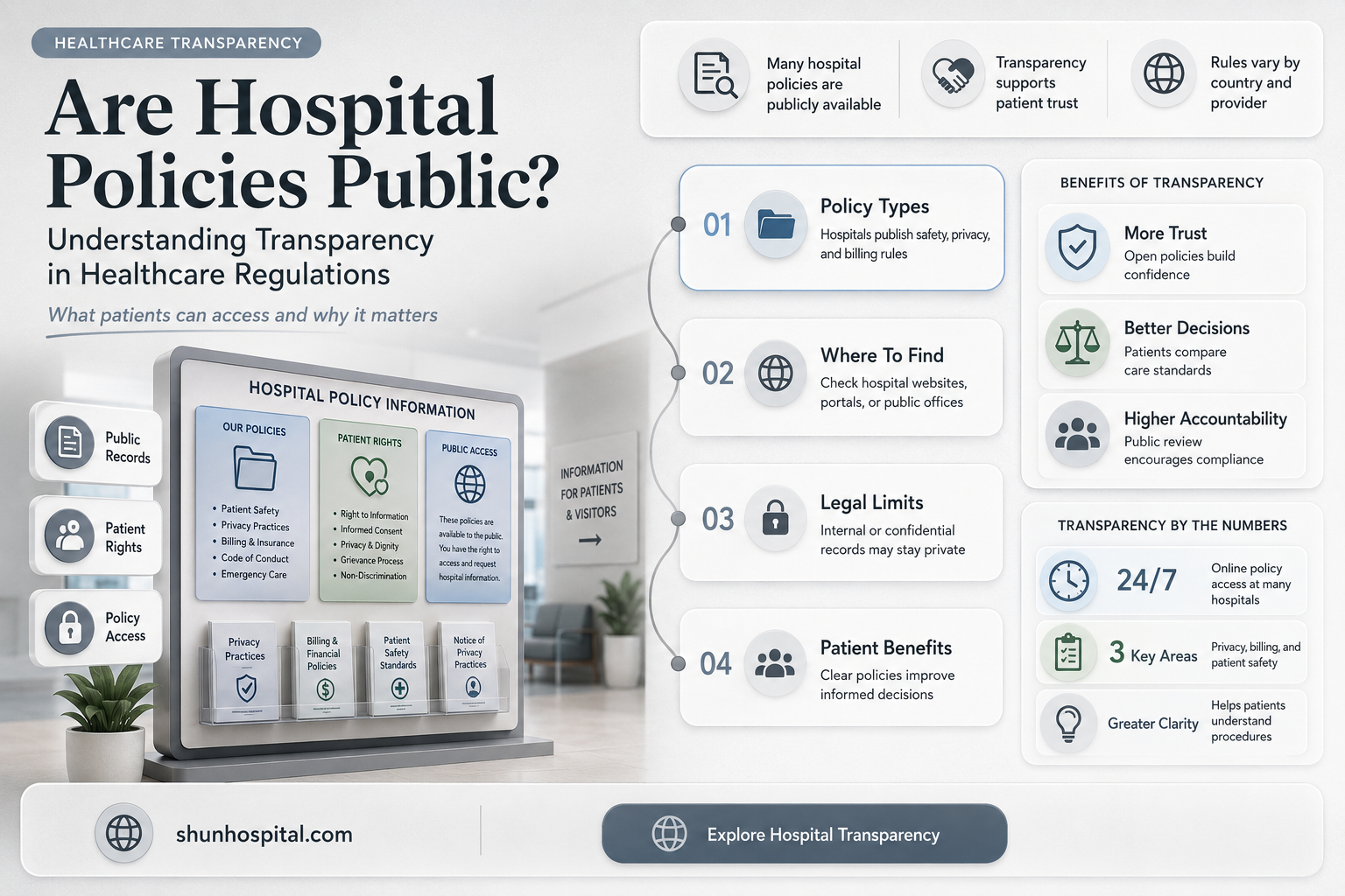 are hospital policies public