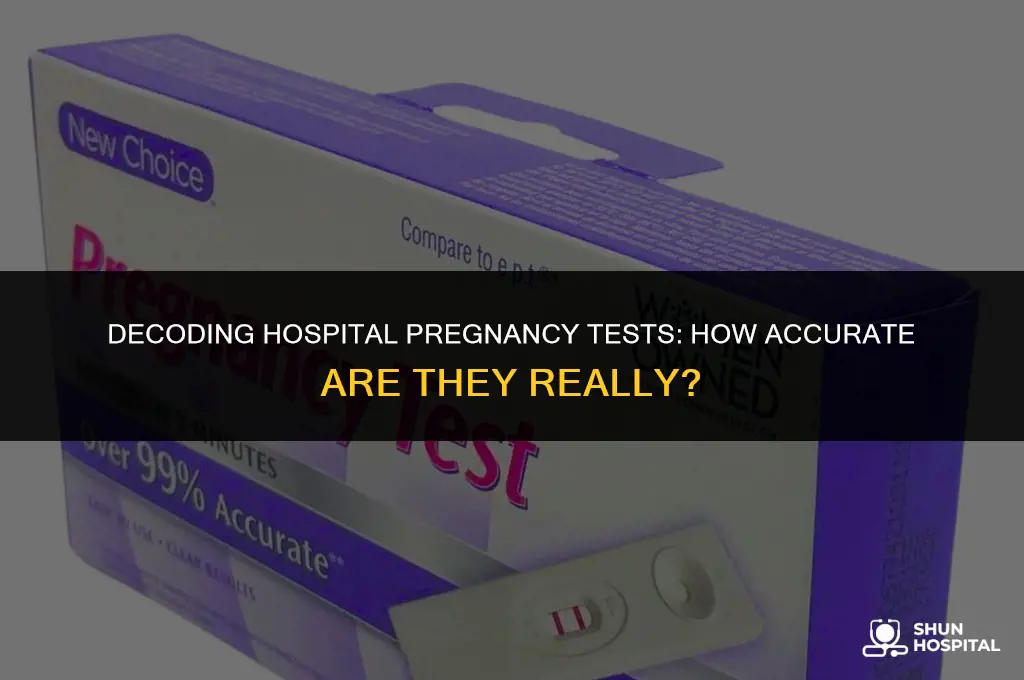 are hospital pregnancy urine test accurate