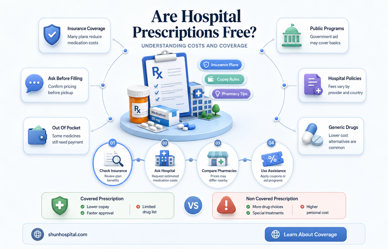 are hospital prescriptions free