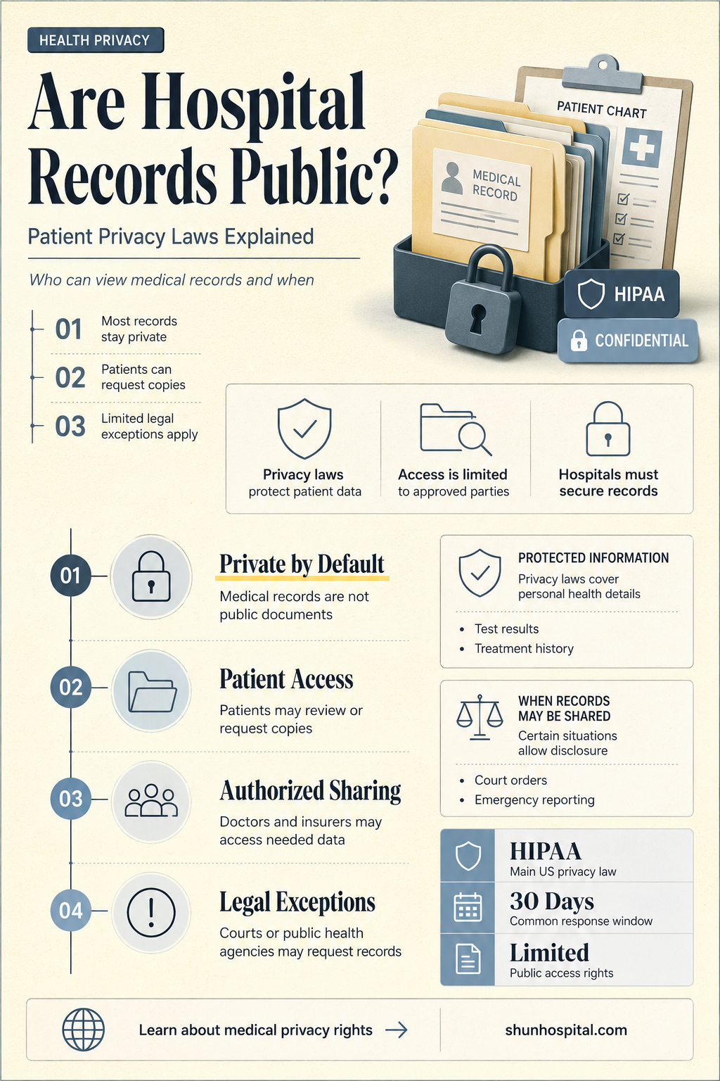 are hospital records public information