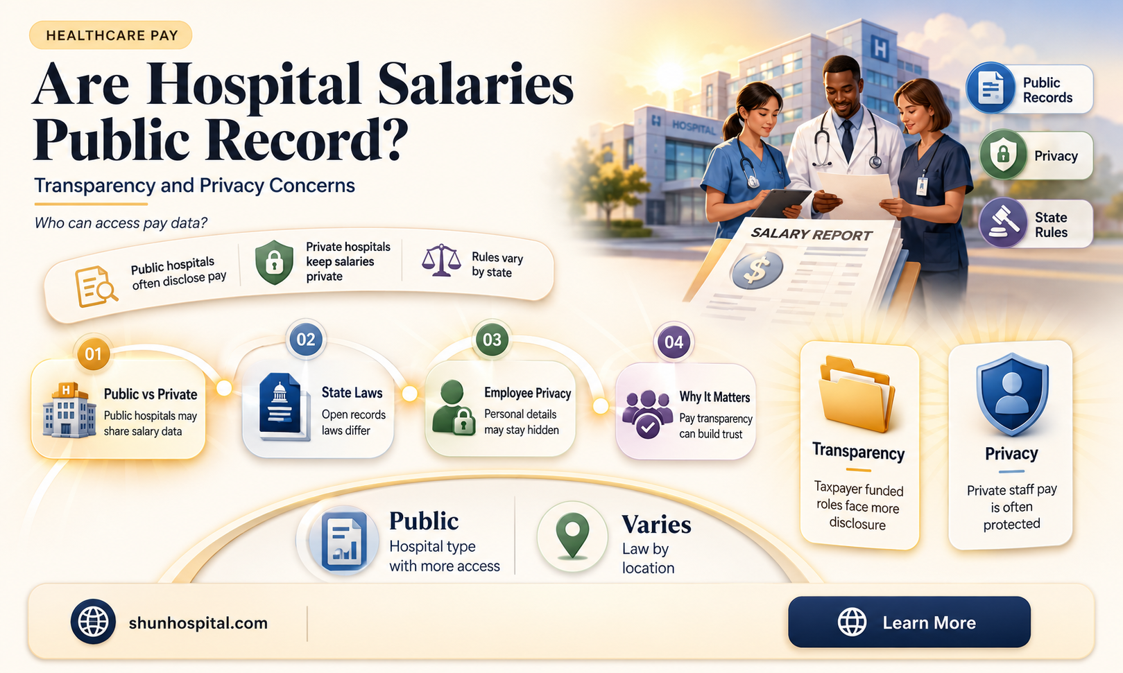 are hospital salaries public record