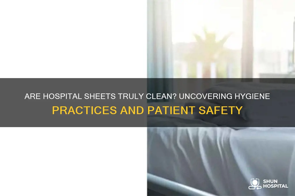 are hospital sheets clean