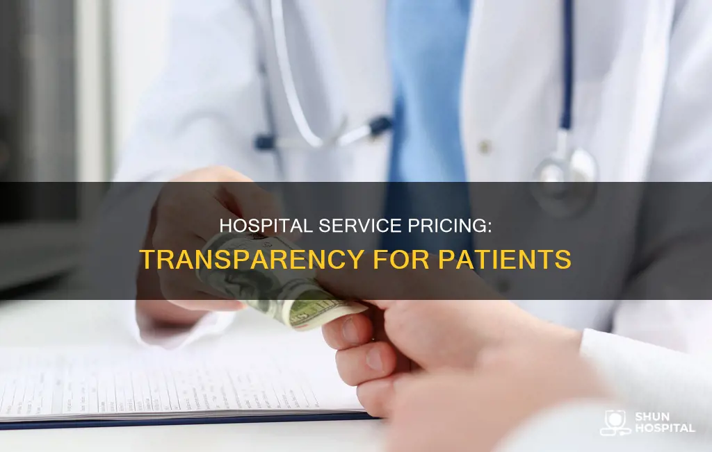 are hospital to post prices for services