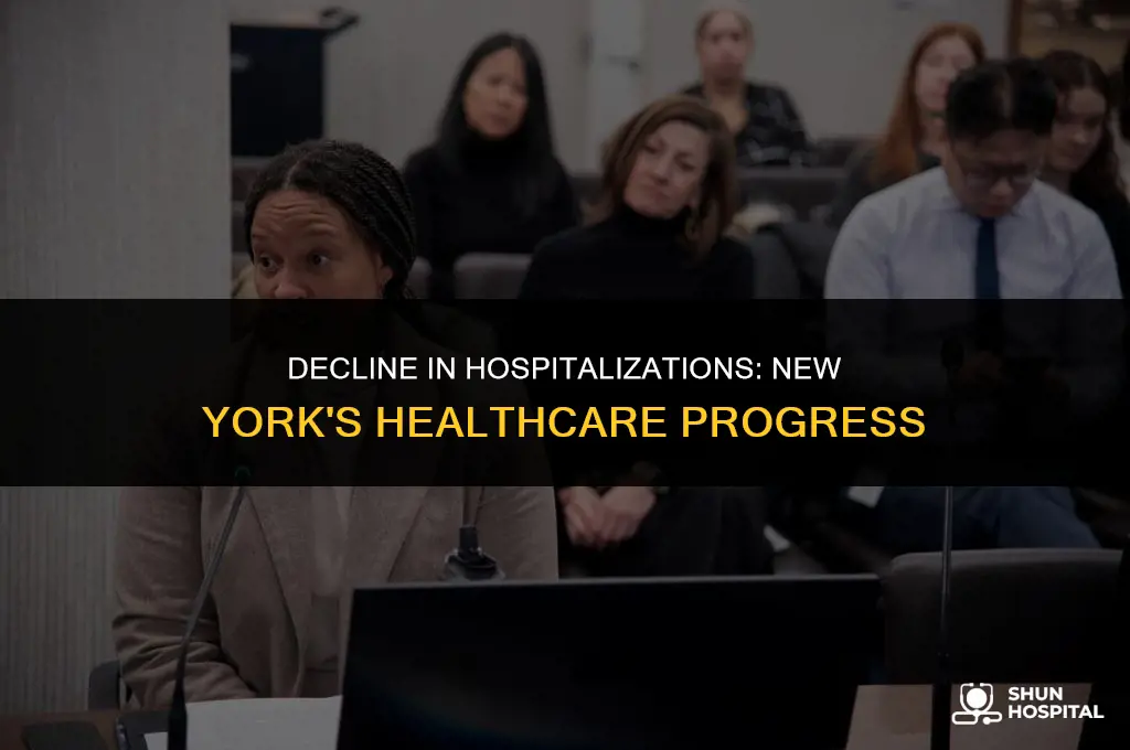 are hospitalizations down in new york