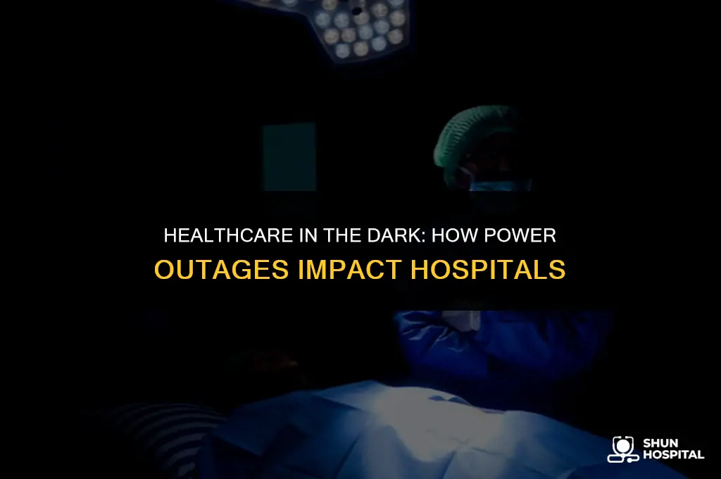 are hospitals affected by the outage