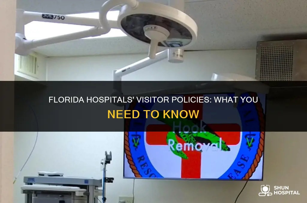 are hospitals allowing visitors in florida