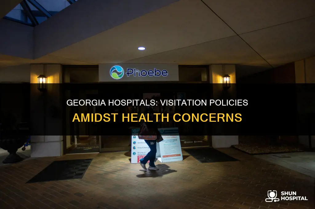 are hospitals allowing visitors in georgia