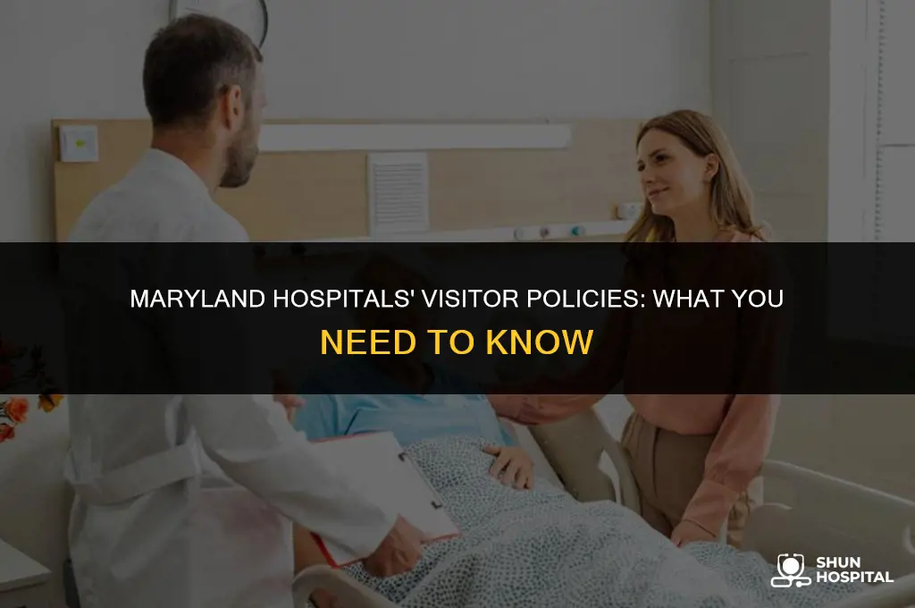 are hospitals allowing visitors in maryland