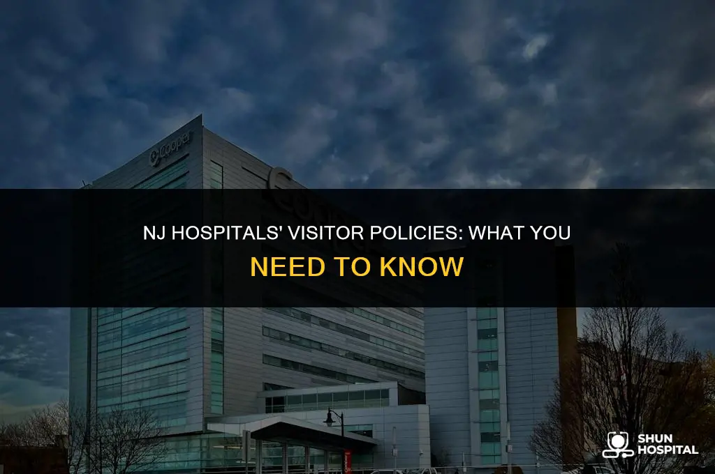 are hospitals allowing visitors in nj