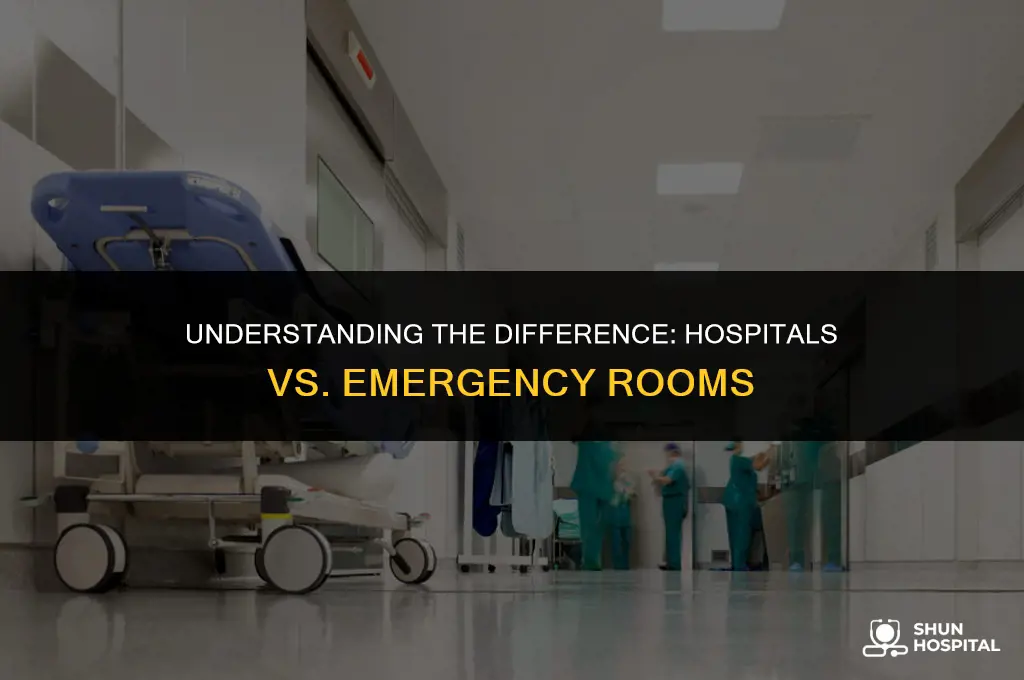 are hospitals and er the same