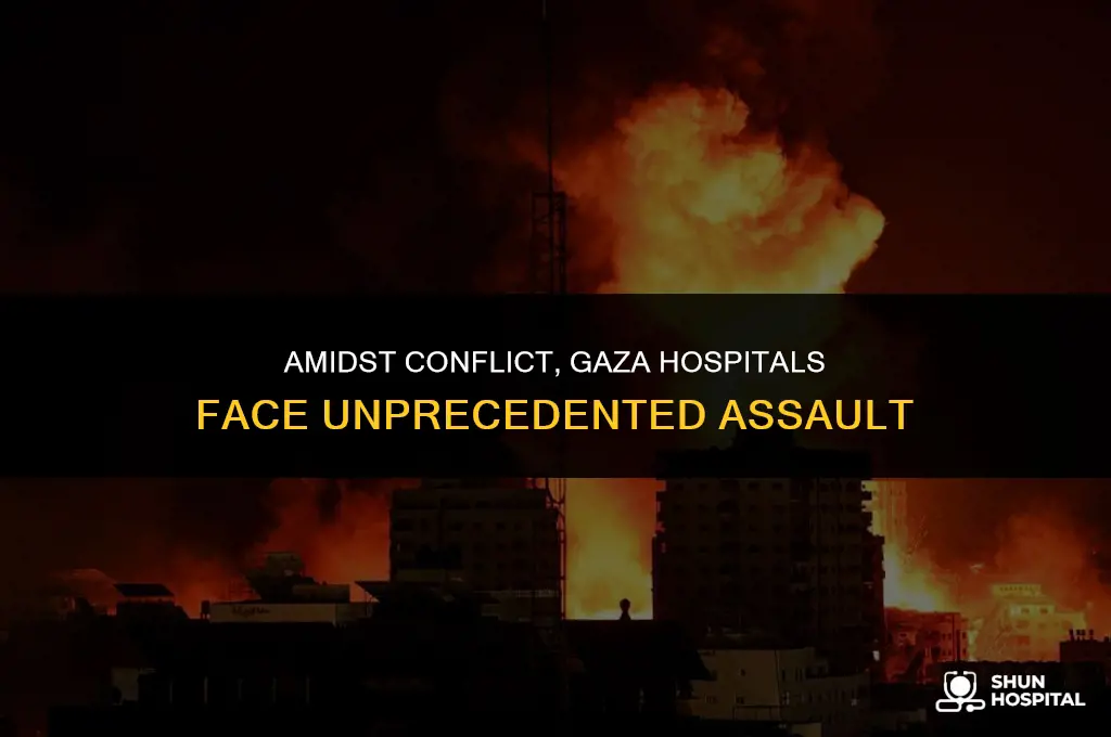 are hospitals being bombed in gaza