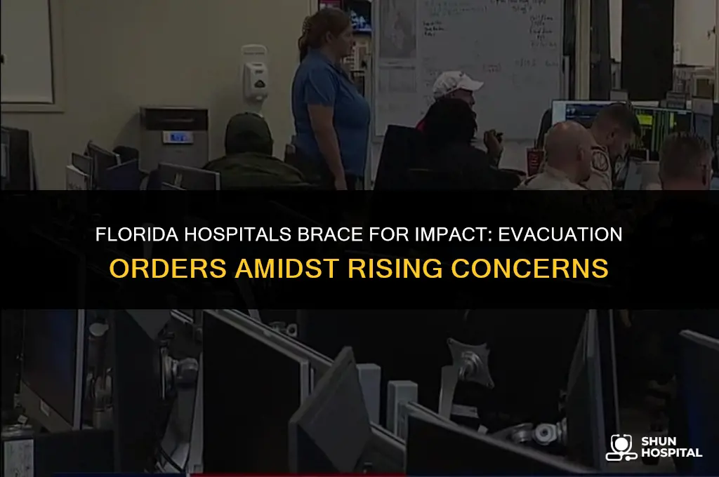 are hospitals being evacuated in florida